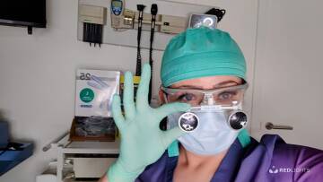 Meesteres Katharina en Dokter Amara (Foto)
